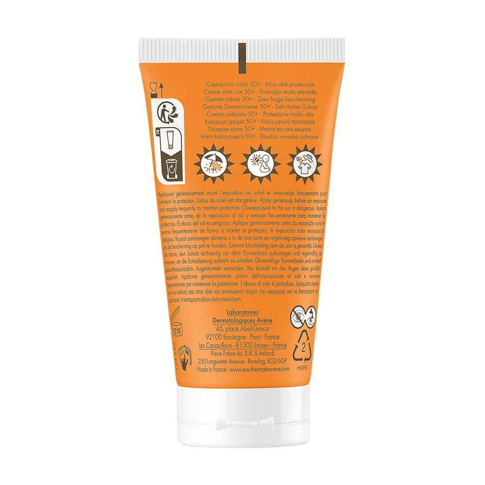 Protector Solar Pieles con Tendencia Acnéica c/Color Fps50+50 ml AVENE - Image 2