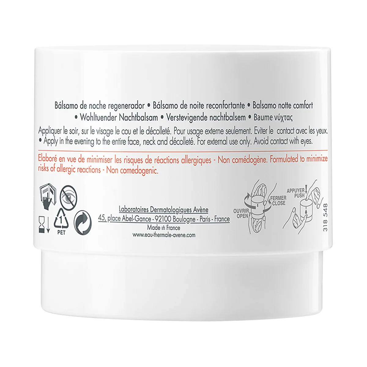 DermAbsolu crema de Noche 40ml - AVENE - Image 3