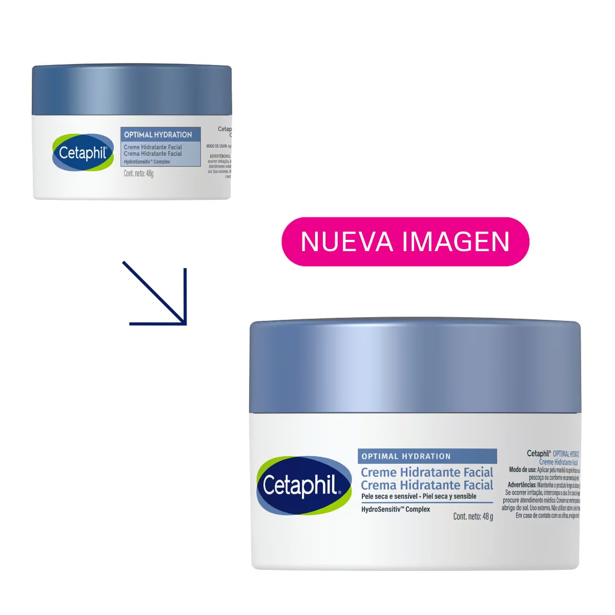 Cetaphil Optimal Hydration Crema Hidratante Facial De Dia 48gr - GALDERMA - Image 3