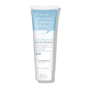 Glycolic Facial Scrub 2.5%  4 Oz/120 ml  - COSMEDICA