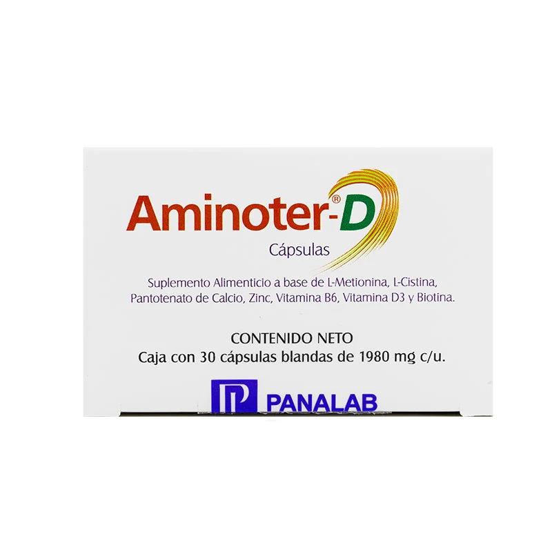 Aminoter D Caja Con 30 Capulas - PANALAB - Image 3