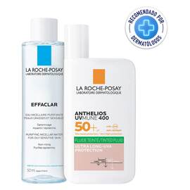 Pack Anthelios Uv Mune 400 Oil Control Fluido Fps50+ Con Color 50 ml + Effaclar Agua Micelar 50ml - LA ROCHE POSAY - Image 6