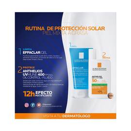 Pack Anthelios Uv Mune 400 Oil Control Fluido Fps50+ 50ml + Effaclar Gel 50ml - LA ROCHE POSAY - Image 4