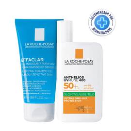 Pack Anthelios Uv Mune 400 Oil Control Fluido Fps50+ 50ml + Effaclar Gel 50ml - LA ROCHE POSAY - Image 6