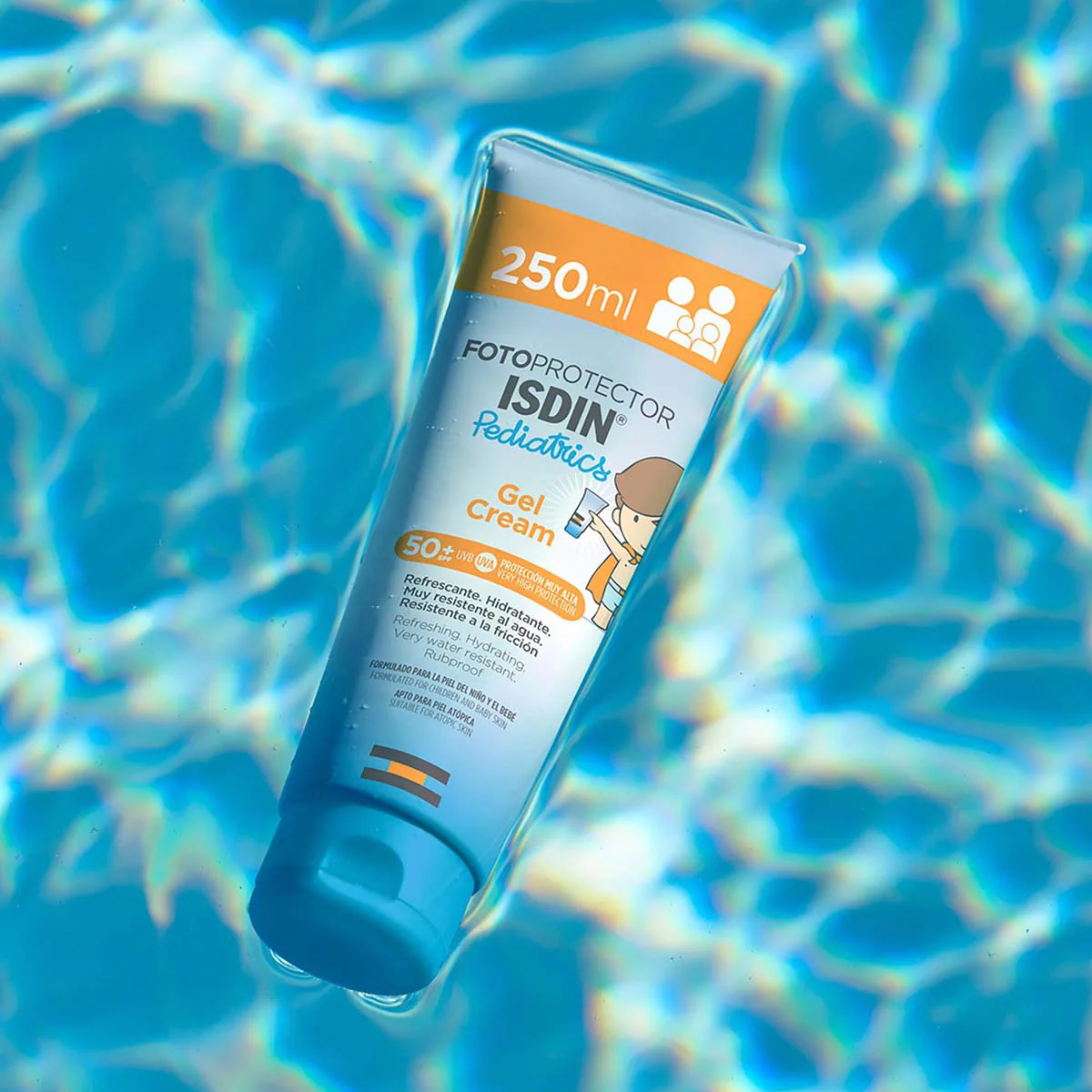 Fotoprotector Isdin Pediatric Gel Cream 50+ 250ml - Image 3