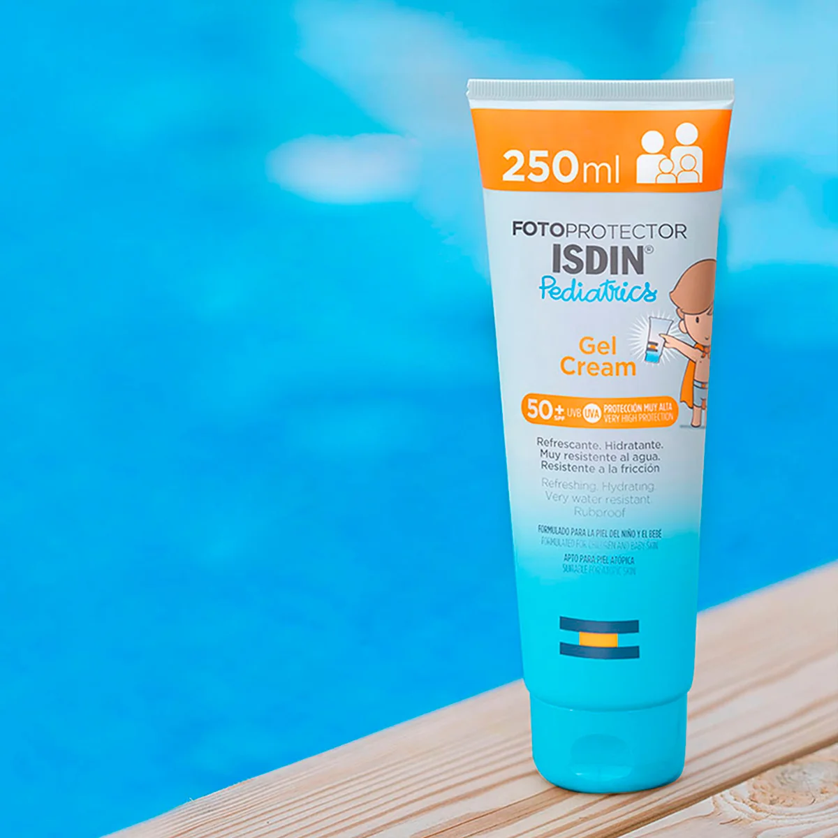 Fotoprotector Isdin Pediatric Gel Cream 50+ 250ml - Image 4