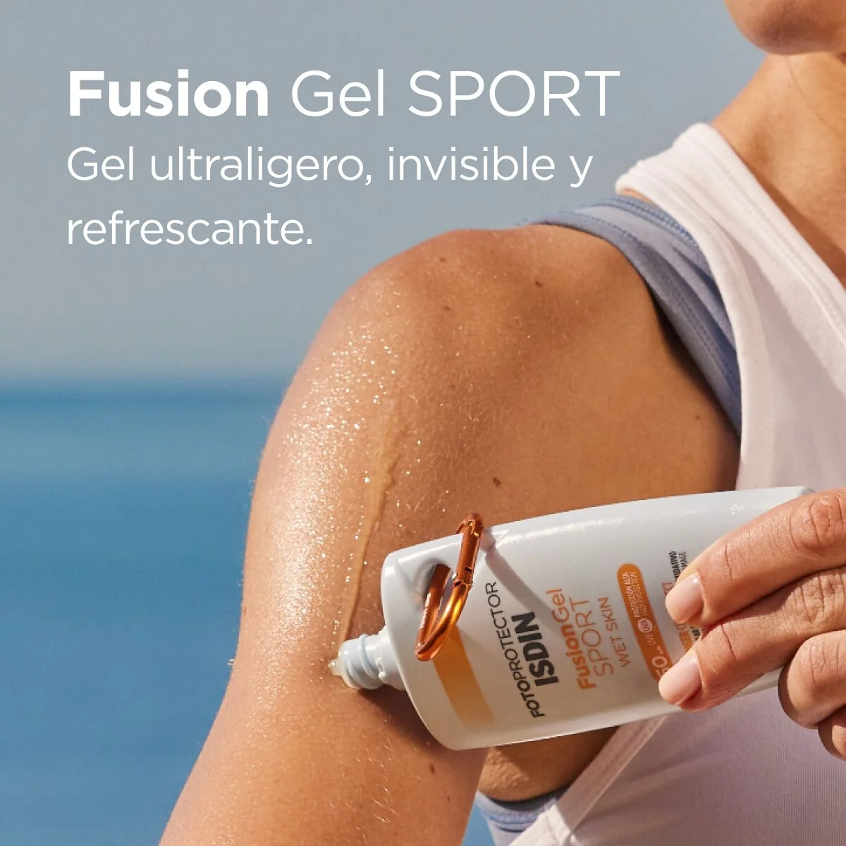 Fotoprotector Isdin Fusion Gel Sport 50+ 100ml - ISDIN - Image 2