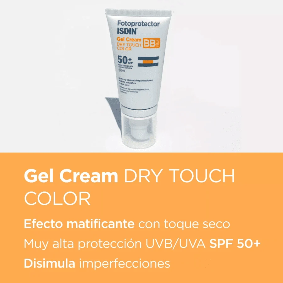 Fotoprotector Isdin Gel Cream Dry Touch Color 50+ 50ml - ISDIN - Image 4