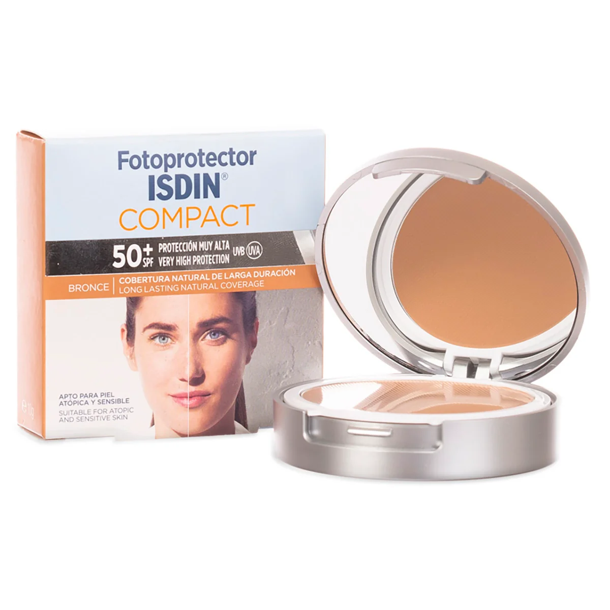 Fotoprotector Isdin 50+ Compact (Bronce)