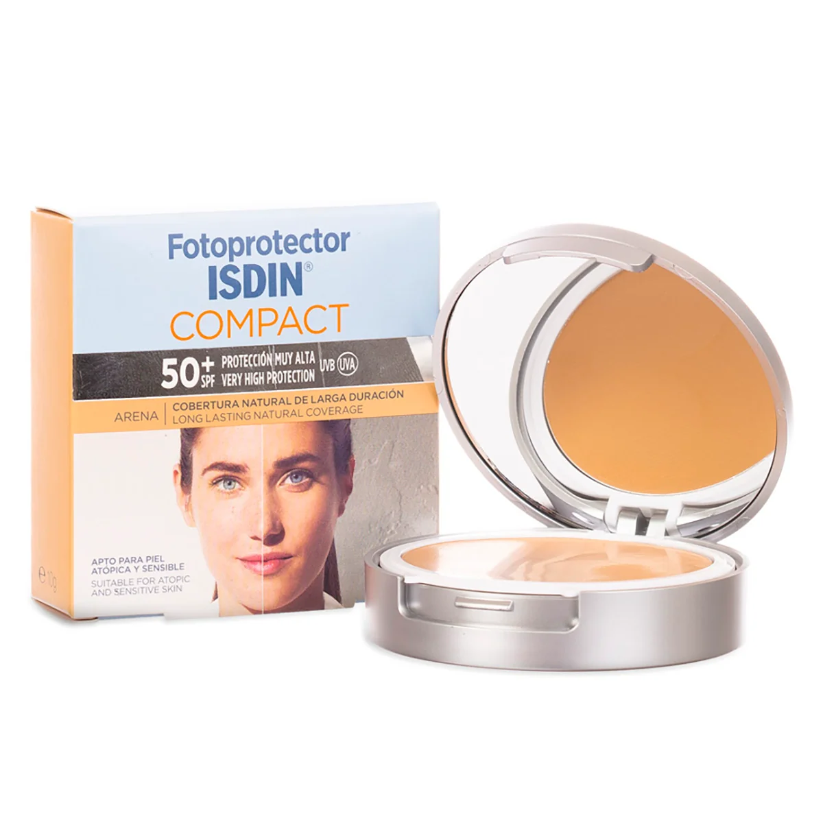 Fotoprotector Isdin ® 50+ Compact ( Arena ) 10gr - ISDIN